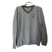 Vintage Lee Sport Green Bay Packers V-Neck Embroidered Sweater USA Mens Medium