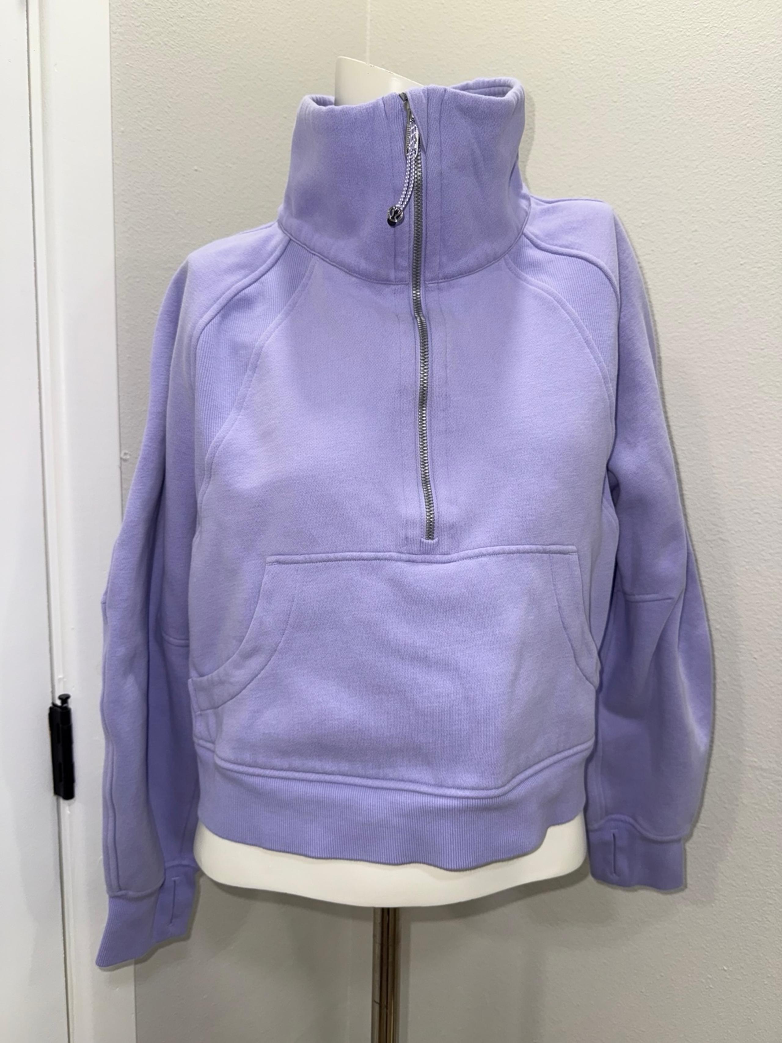 Womens Lululemon scuba oversized mock neck 1/2 zip size M/L