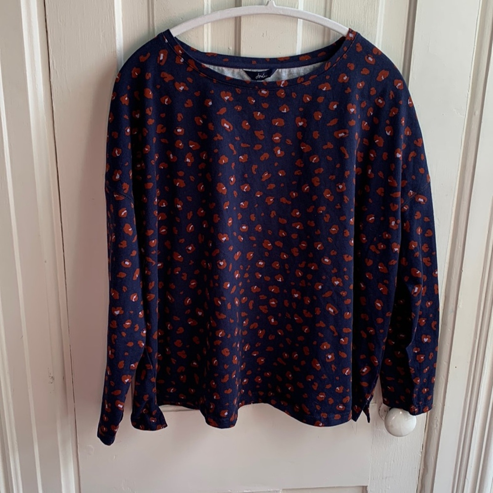 Joules Marina Print Long Sleeve Top NWT
