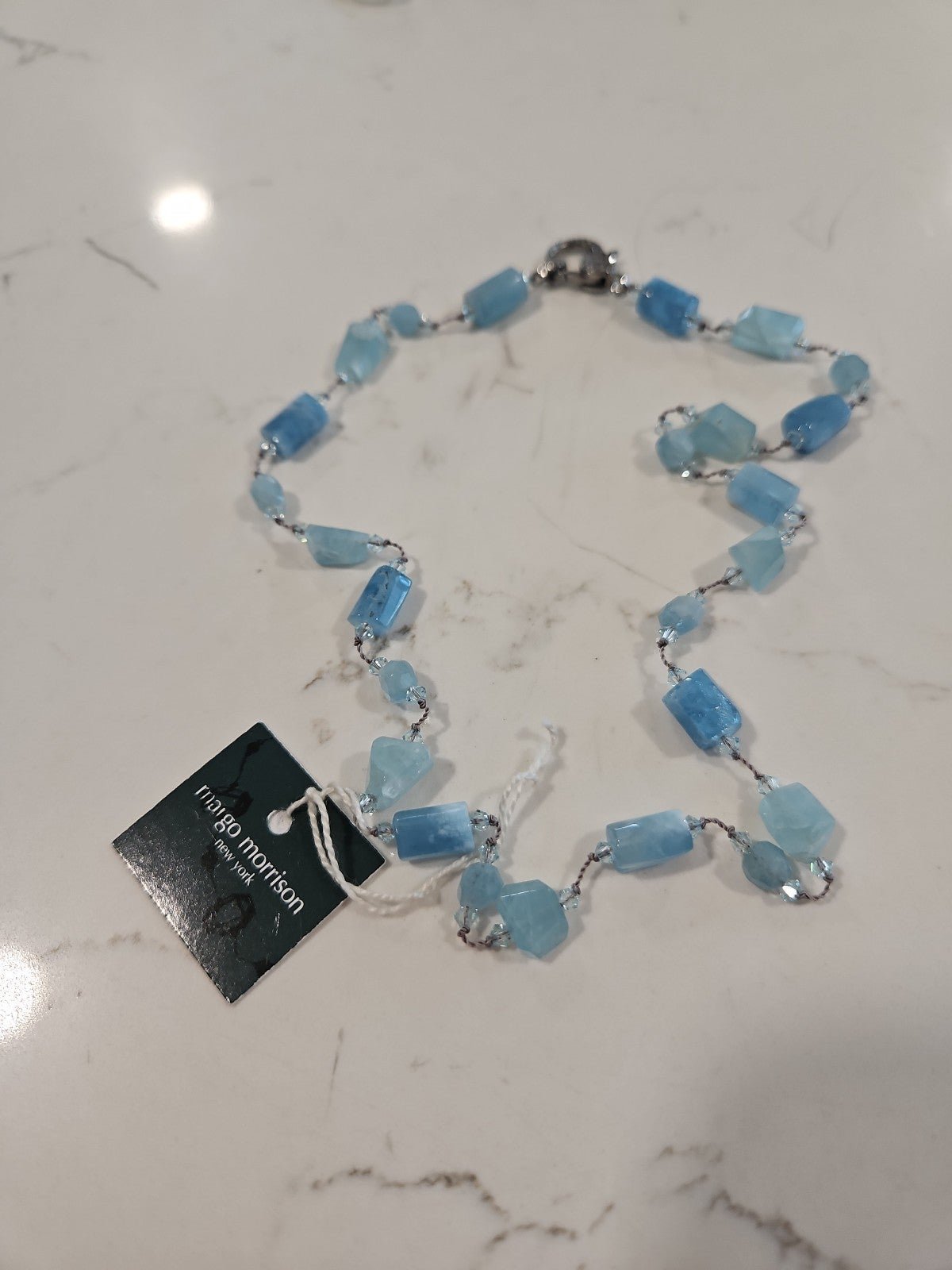 Margo Morrison aquamarine necklace