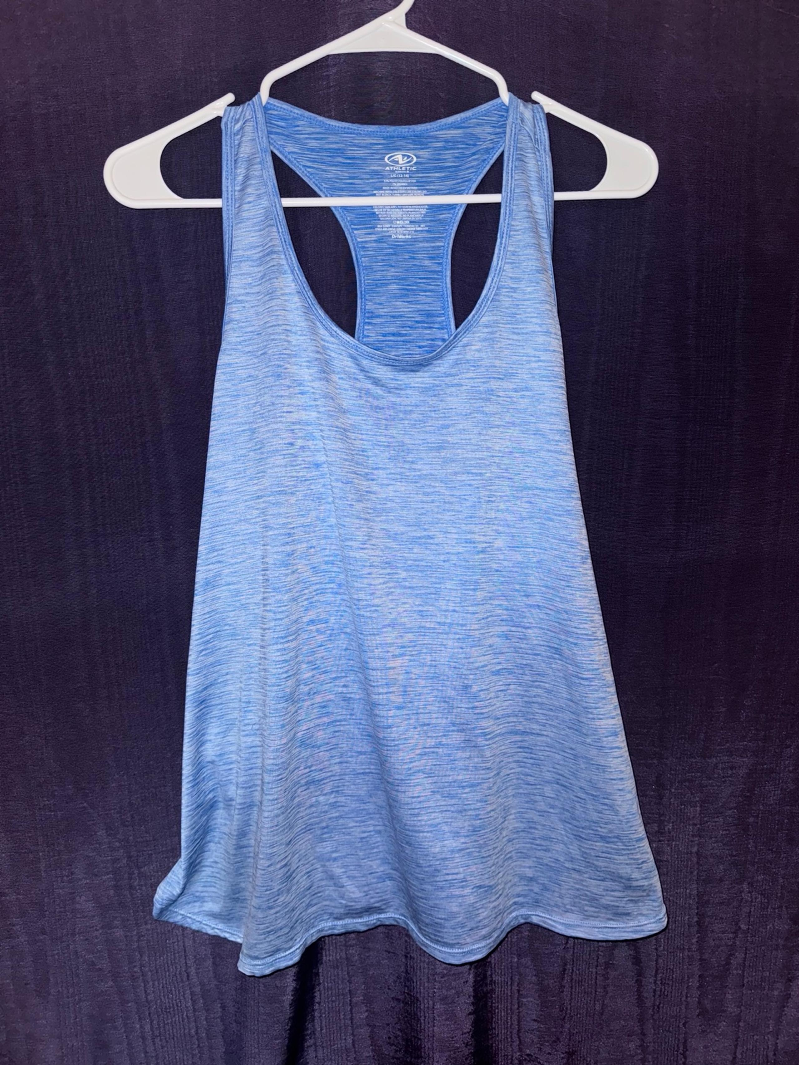 Athletic Works Blue Tank Top