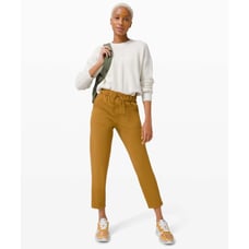 Lululemon Keep Moving Pant 7/8 High-Rise Color Spiced Bronze Woman's 10