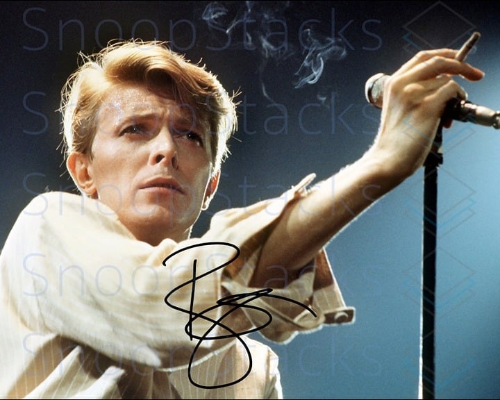 David Bowie Signed 16x20 Glossy Autographed RP Photo Poster Singer Musician 4