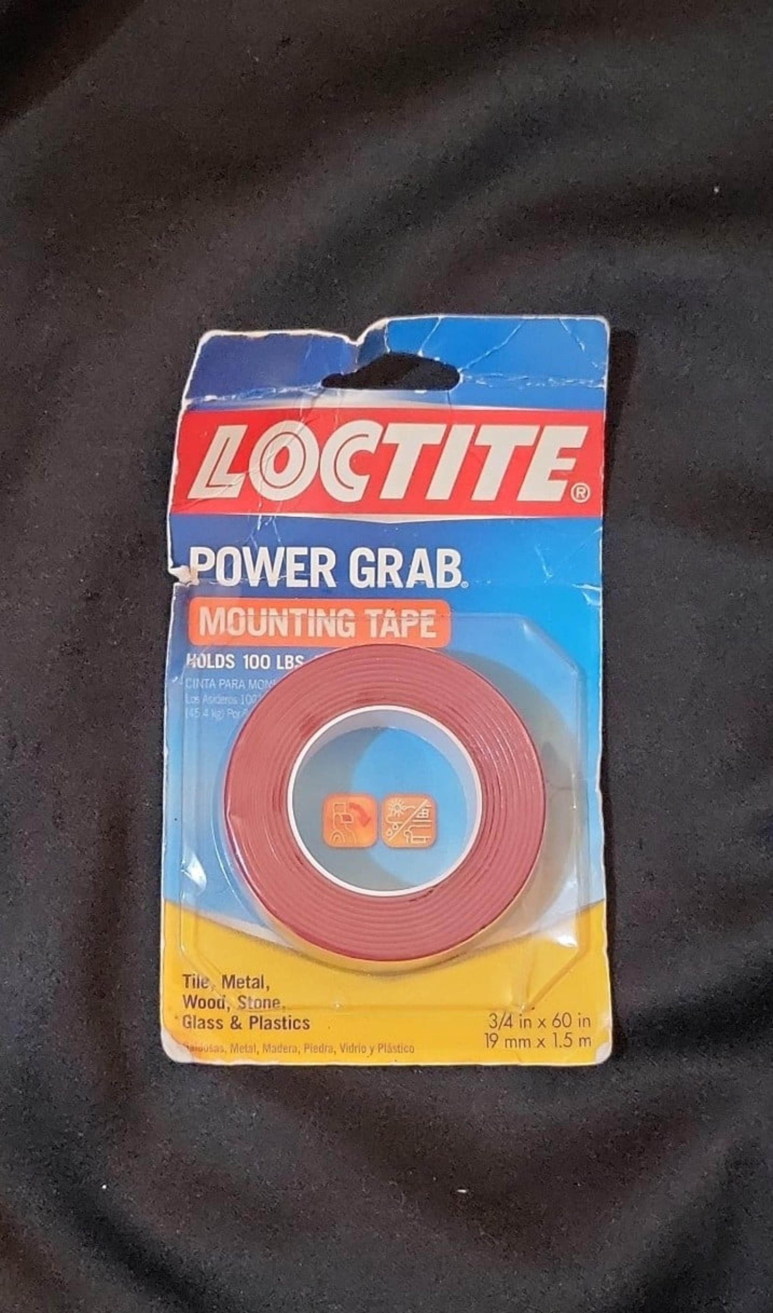 locitite power grab mounting tape 3/4in X 60in
