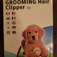 Pet grooming hair clipper kit