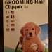 Pet grooming hair clipper kit