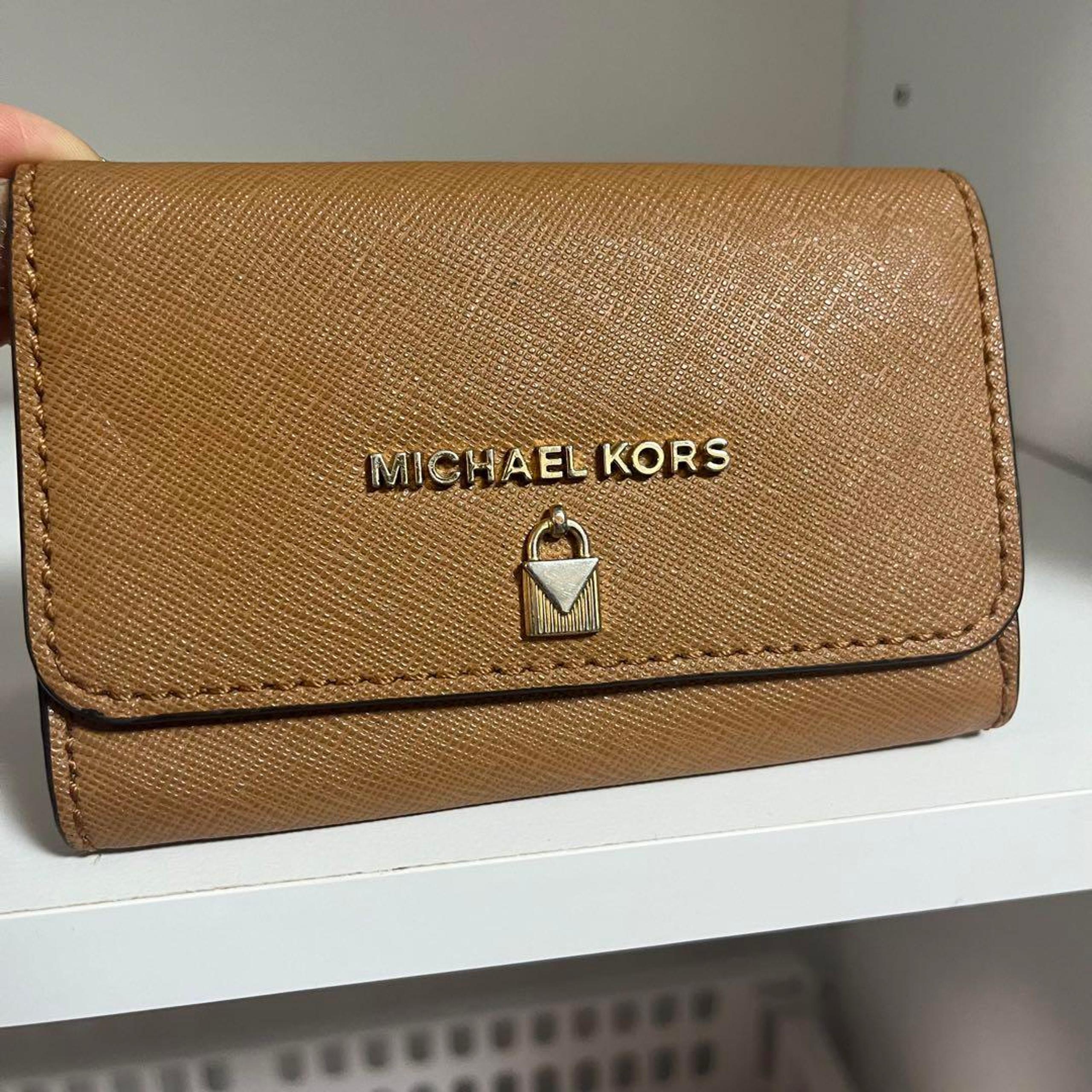 MICHAEL KORS Brown Card Case