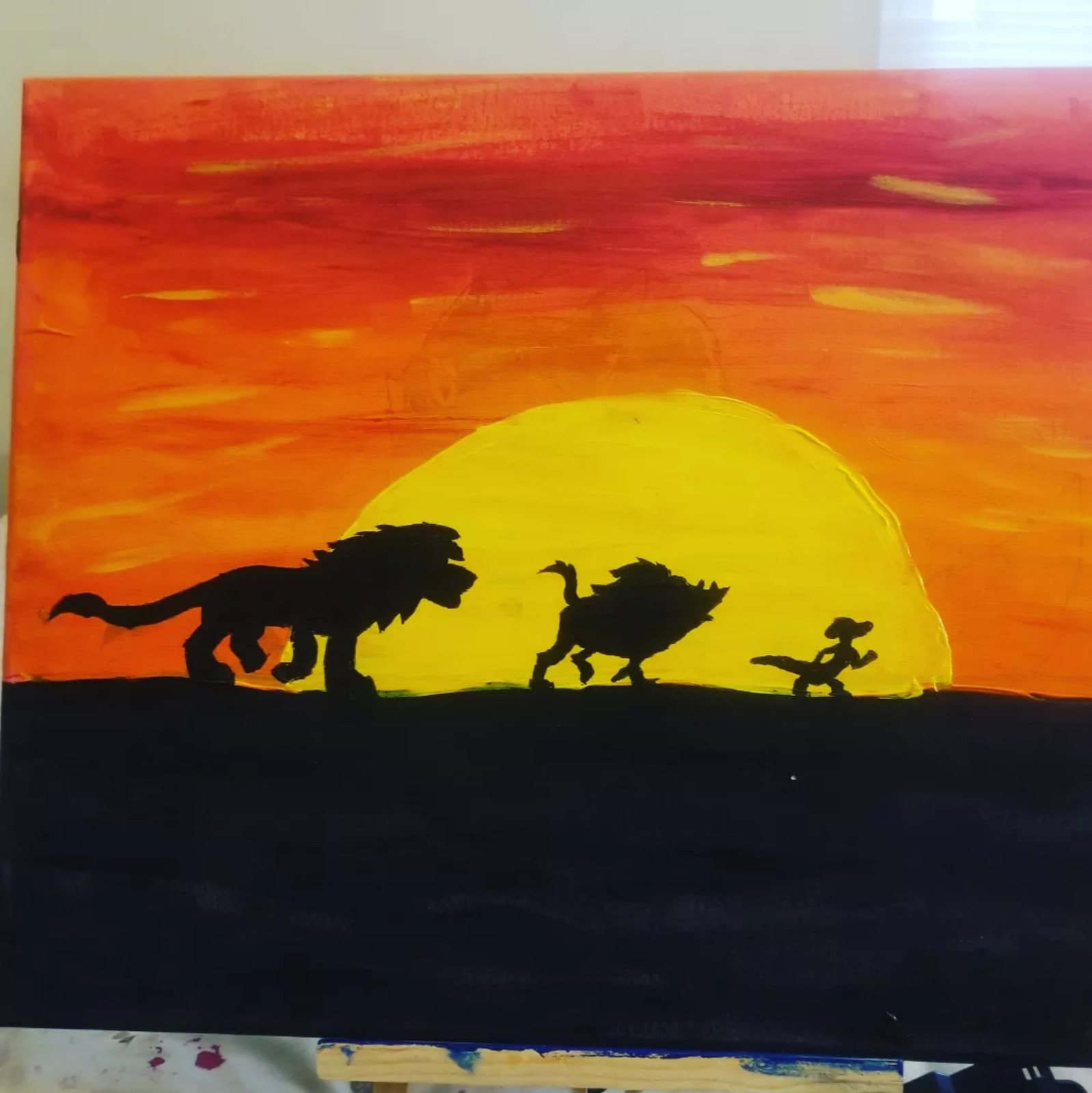 Lion King Painting