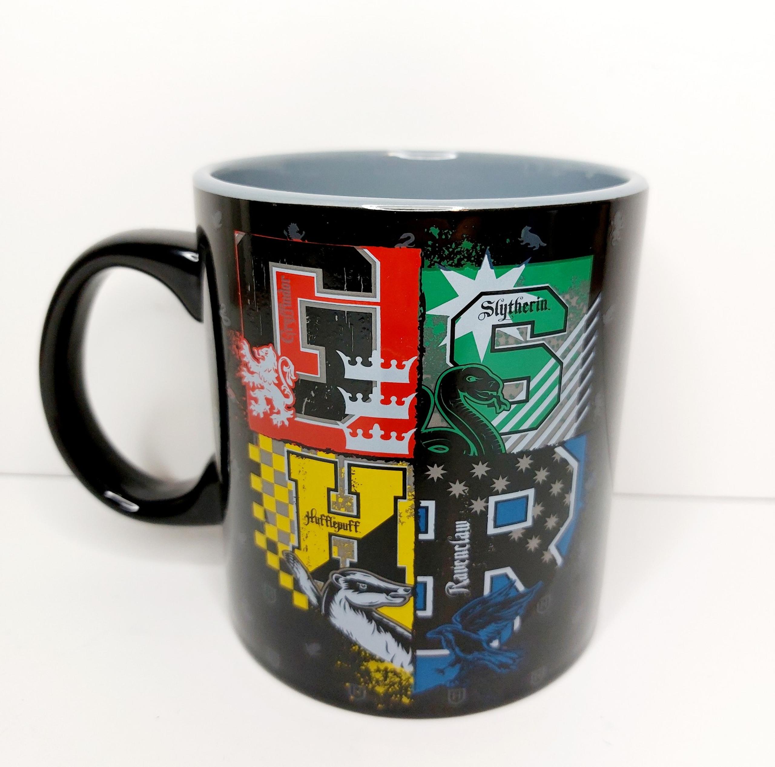 Black Licensed Oversized 20oz Harry Potter Hogwarts Mug 360 design