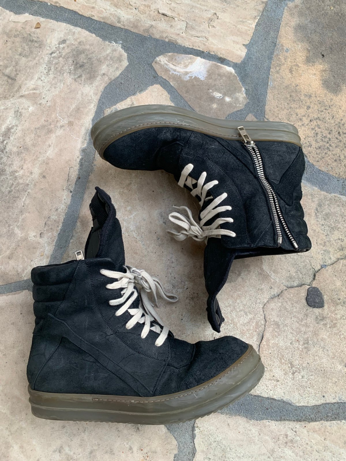 Rick Owens Geobasket Black/Gum