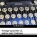 Vintage LC Smith Corona Typewriter