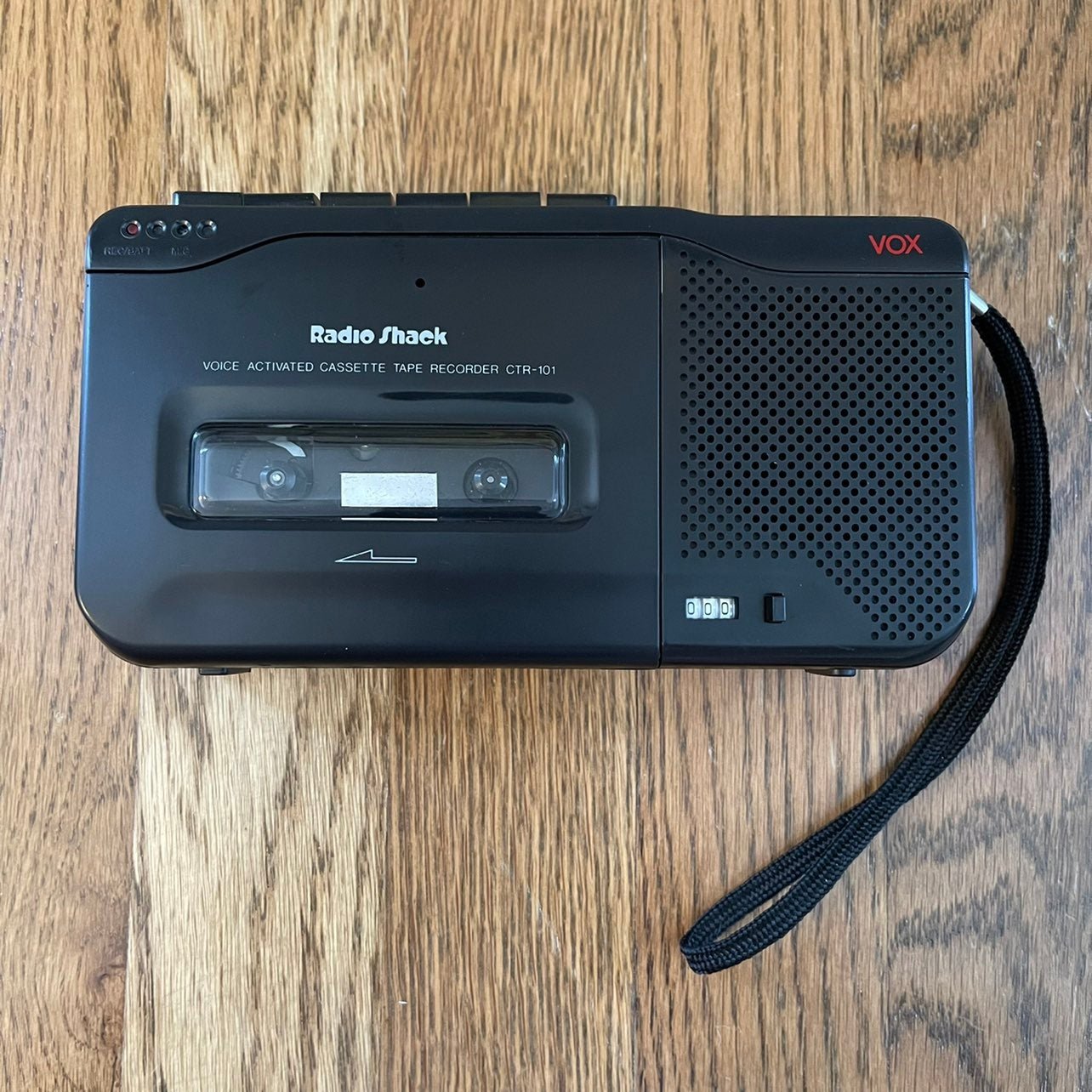 Vintage Radio Shack CTR-101 Voice Activated Cassette Tape Recorder w/ Speaker