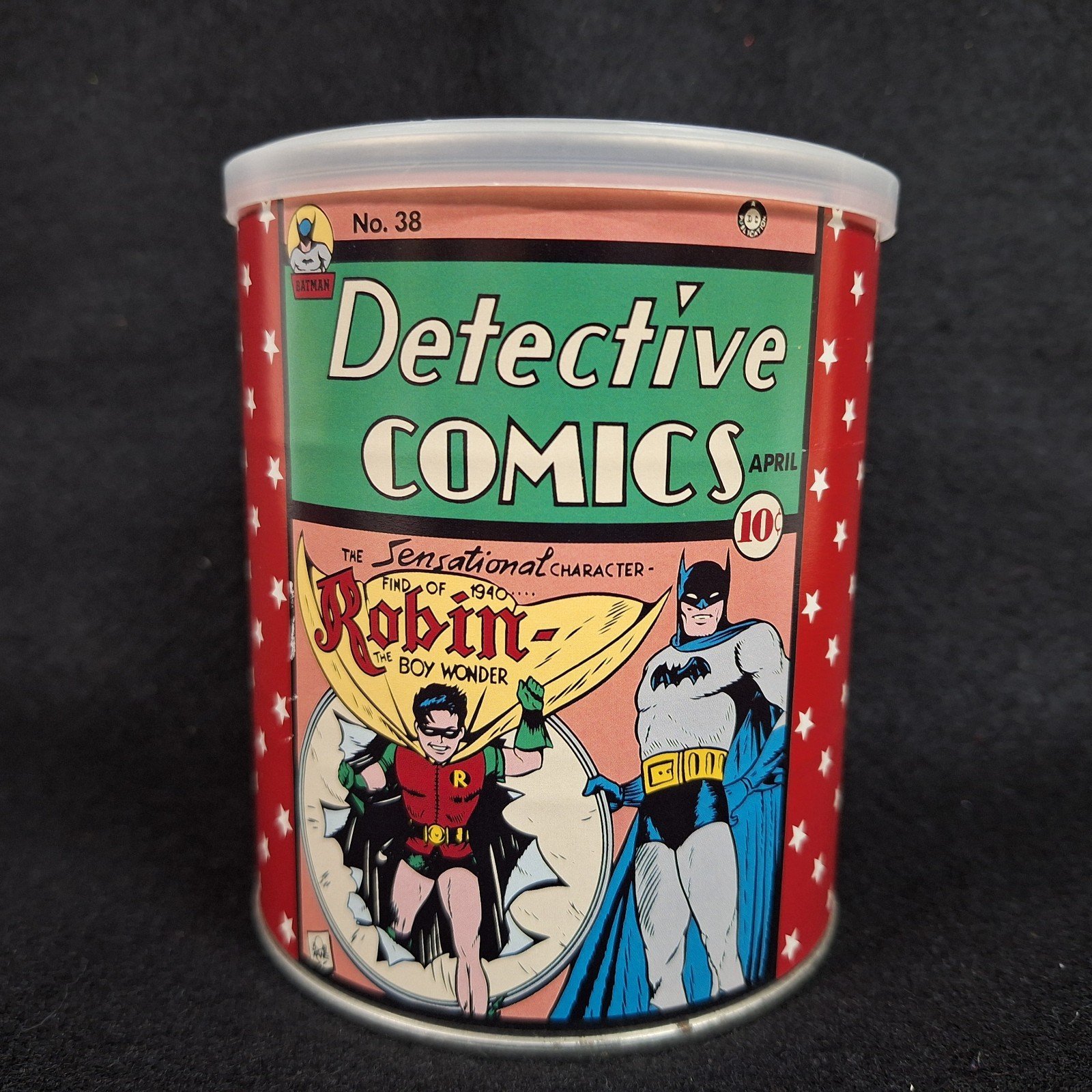 NEW 1993 Canned T-Shirt size L Detective Comics #38 April 1940 Batman & Robin