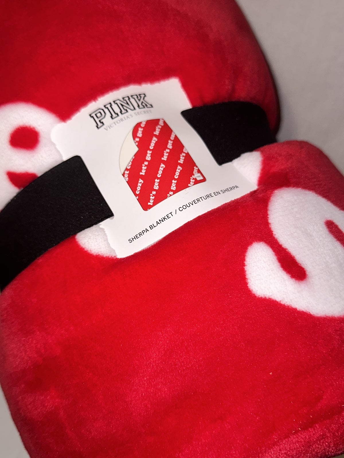 Pink Let's get cozy blanket