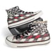 Converse Chuck Taylor All Star Hi Canvas Star / Stripes 147063F Women's 8