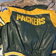 Vintage Packers Leather Jacket