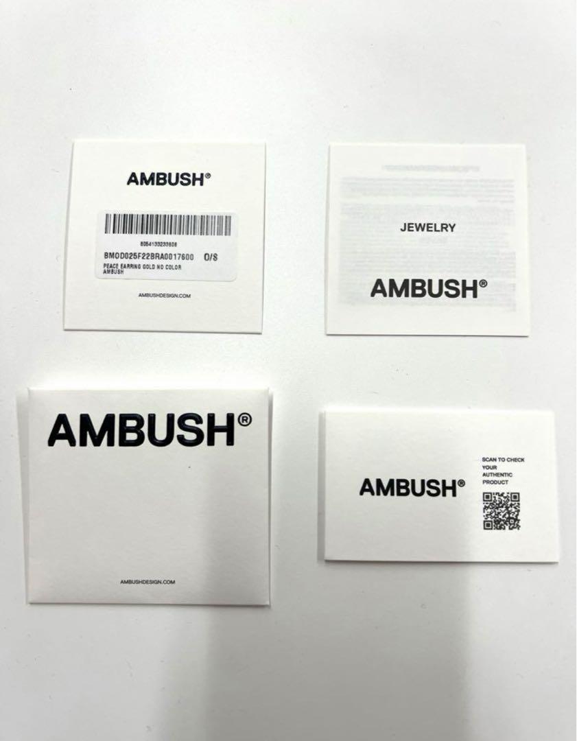AMBUSH】PEACE EARRING / GOLD Earrings