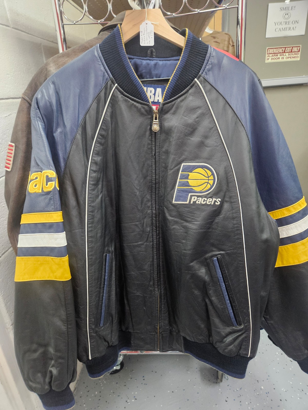 Pacers leather jacket