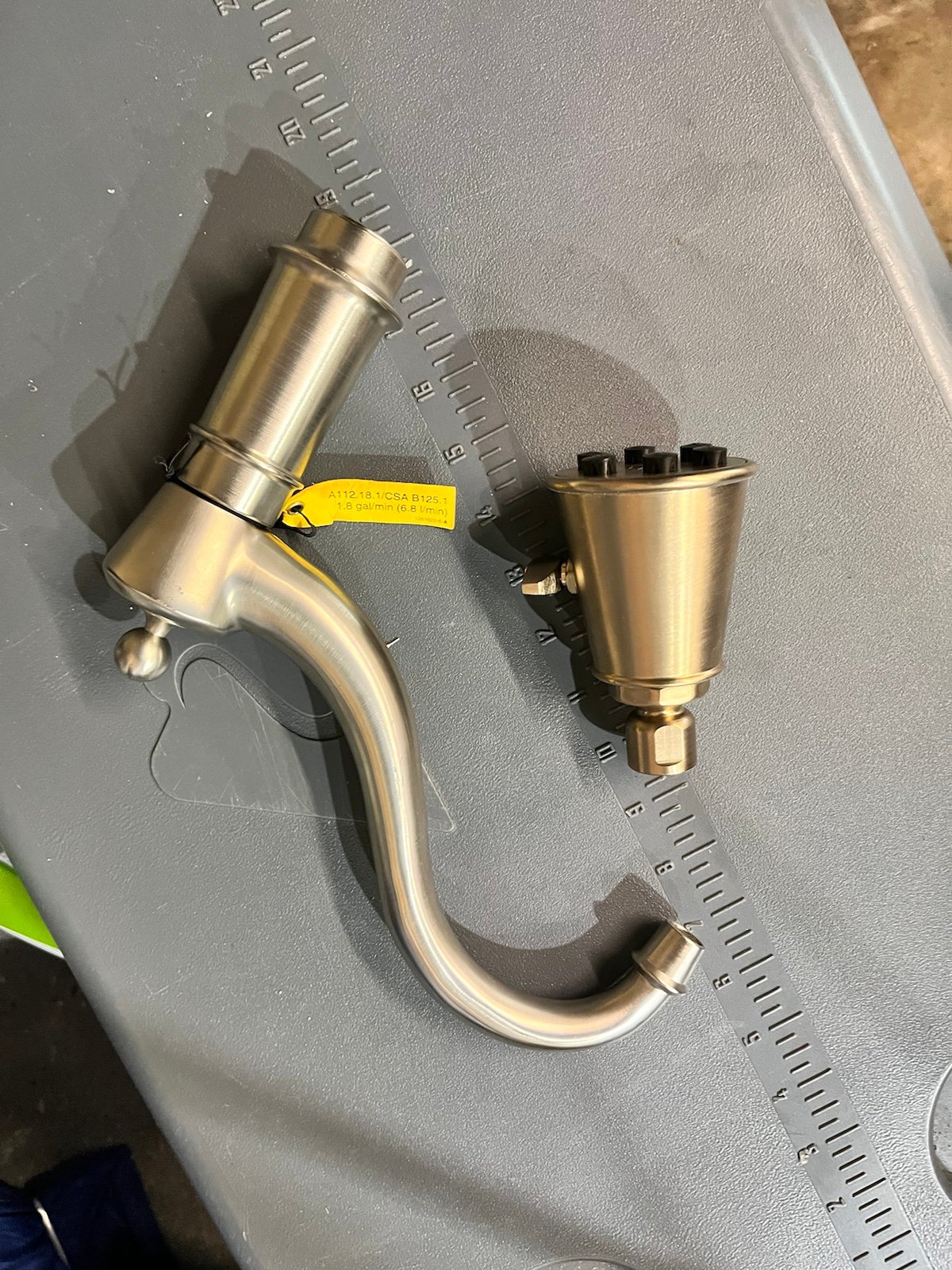 Kohler gorgeous brass bathroom faucet