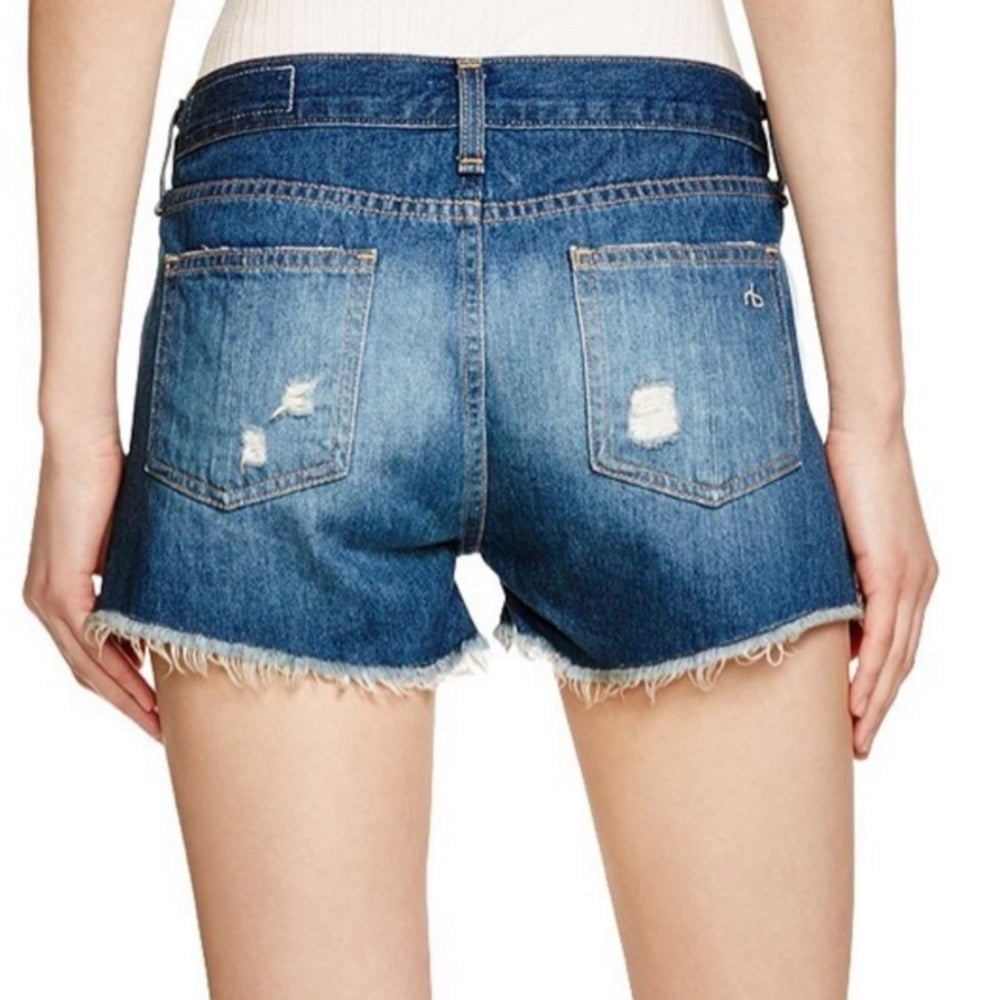 RAG & Bone Distressed Cut Off Jean Shorts Size 26