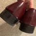 BALLY Men’s Leather Burgundy Red Oxfords Dress Shoes sz 8.5 Vtg Italy Suiss