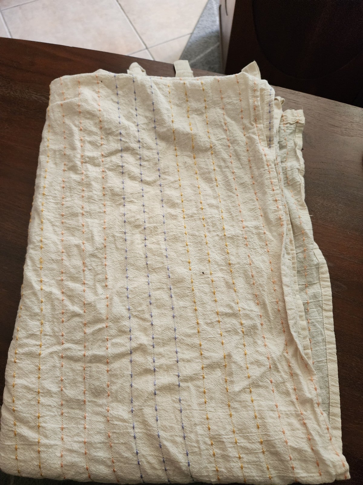 Discontinued UO Curtain Urban Outfitters Kantha Stitch Window Panel