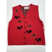 Marisa Christina Christmas Red Scottie Scotty Dog Sweater Vest- Medium Yorkie