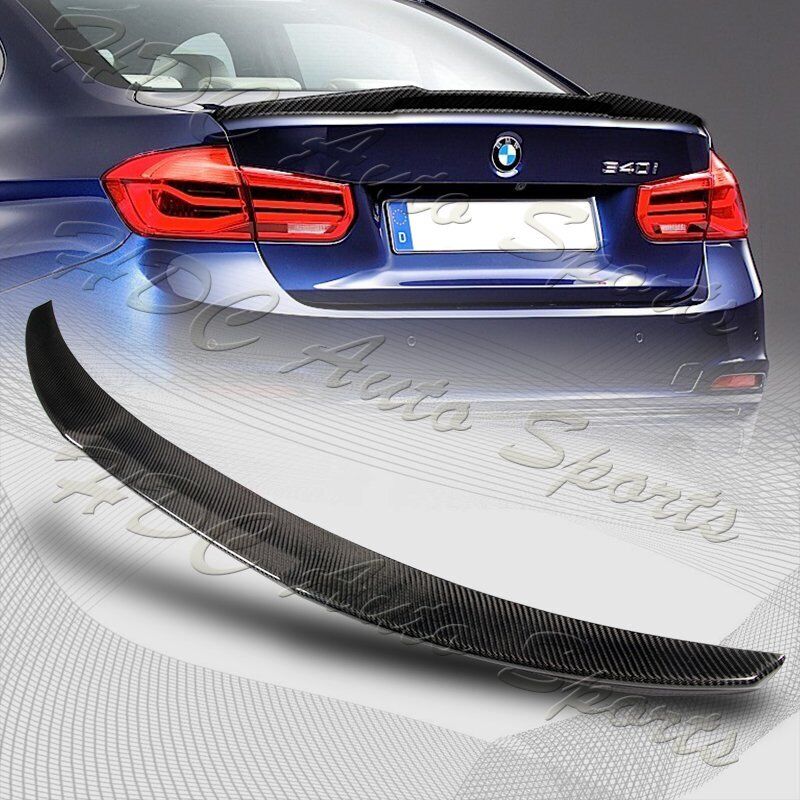 For 12-18 BMW 330i 335i 340i 320i M4-Type Real Carbon Fiber Rear Trunk Spoiler