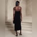 NWT! Banana Republic Black Lyonette Strapless Crepe Midi Dress - Size 18