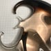 Vintage Paperweight Tropical Fish V. Nason & C. Murano Clear Brown Glass