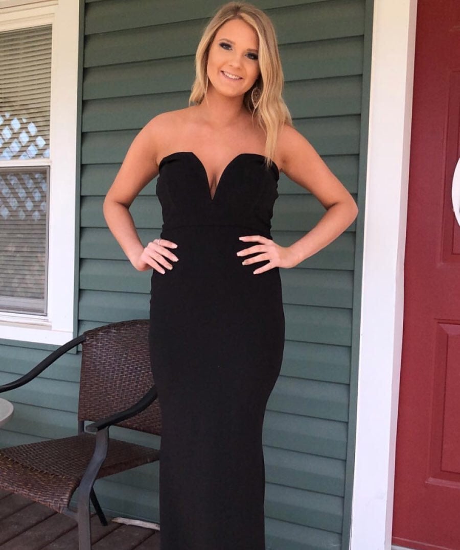 black prom dress