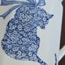 Vtg Calico Cat Pitcher Jug Norma Sherman Royal Crownford Staffordshire England