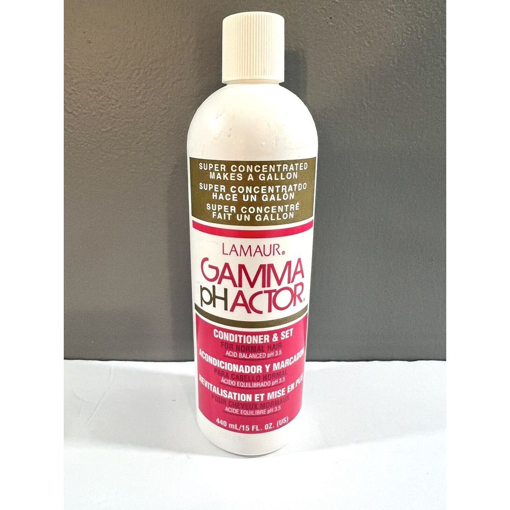 Lamaur GAMMA PHACTOR Conditioner & Set Concentrate Liquid for Normal Hair, 15 oz