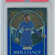 Thiago Silva Brilliance /8 Blue Shimmer FOTL 2023-24 Prizm PSA 8