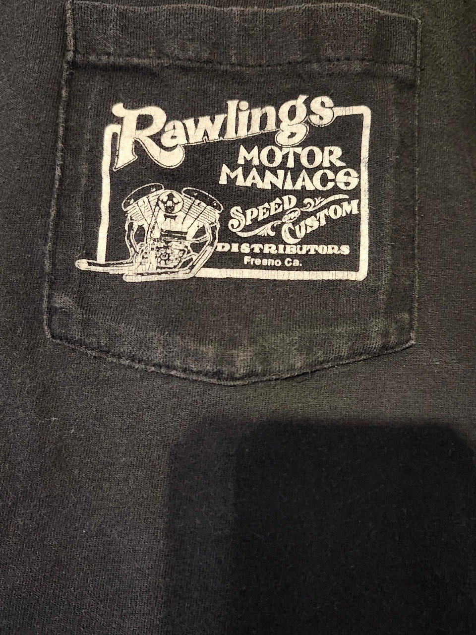Vintage Rawling's Maniac Motorcycle Men's Tshirt