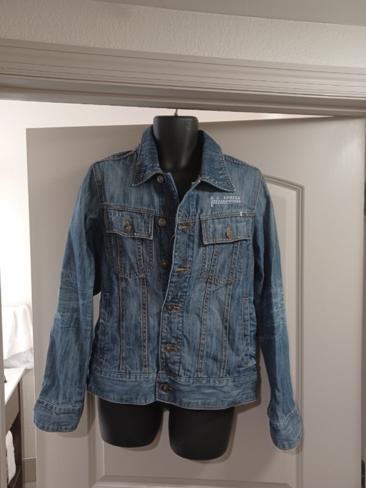 Monte Carlo Polo & Jockey Club Jean Jacket Size XL