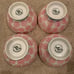 Pioneer Woman Happiness 6” Footed Bowls Flea Market Line Set Of 4 *EUC*. No ch