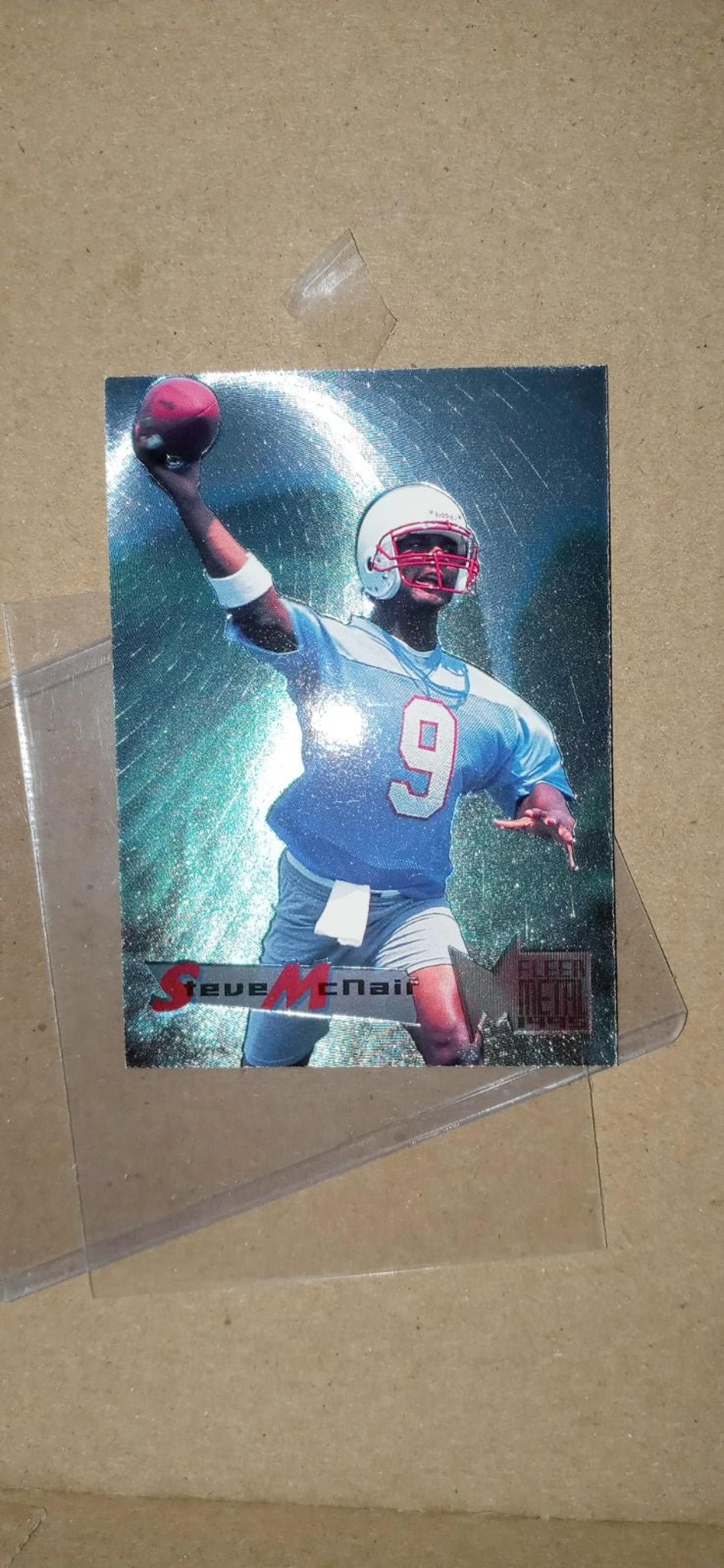 Fleer metal.Steve McNair.RC.Titans..CARD