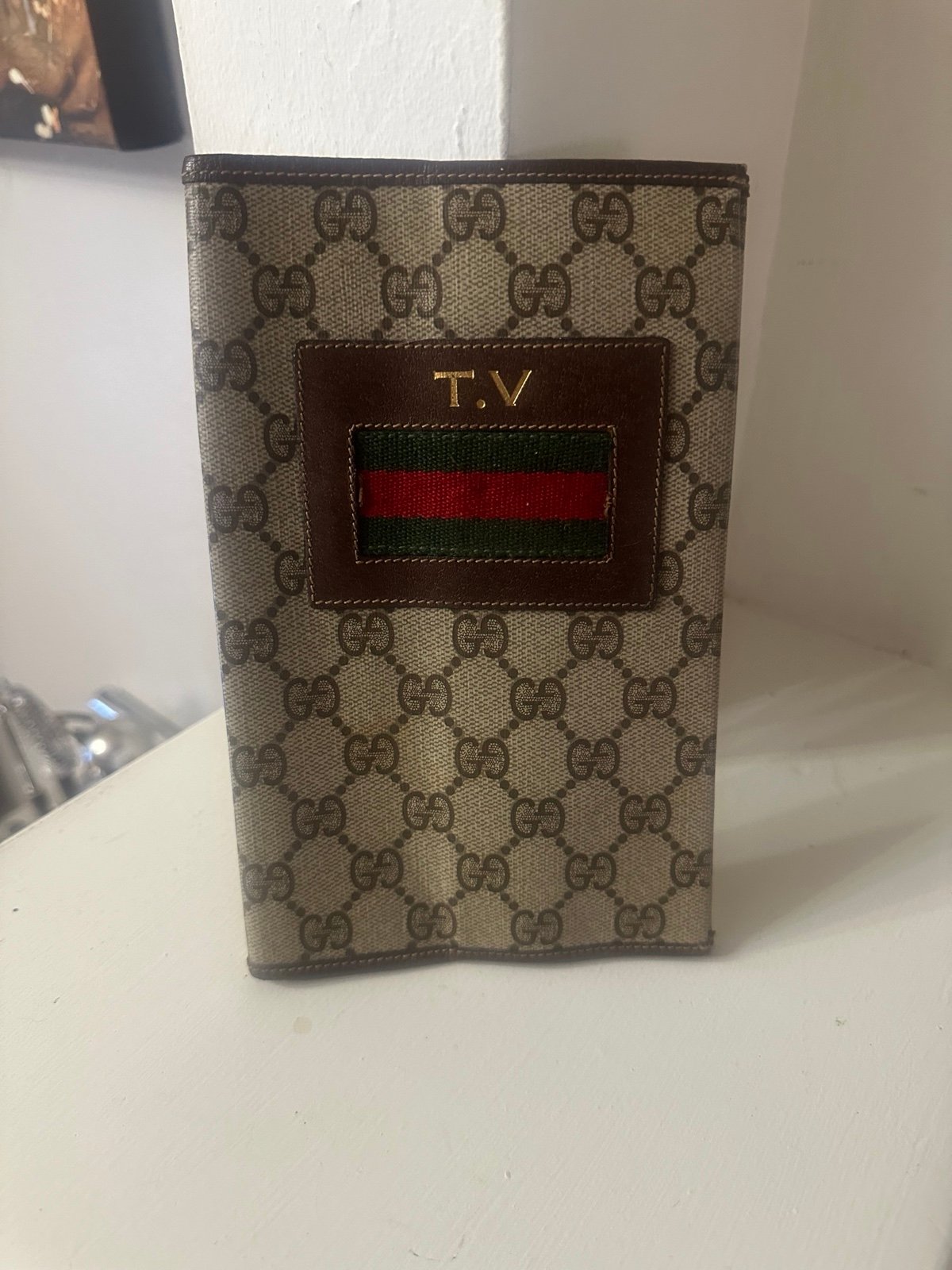 Authentic RARE Vintage 70’s Gucci TV Guide or Document Holder