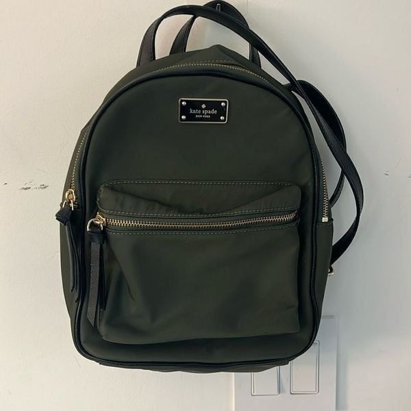 Kate spade small backpack kaki
