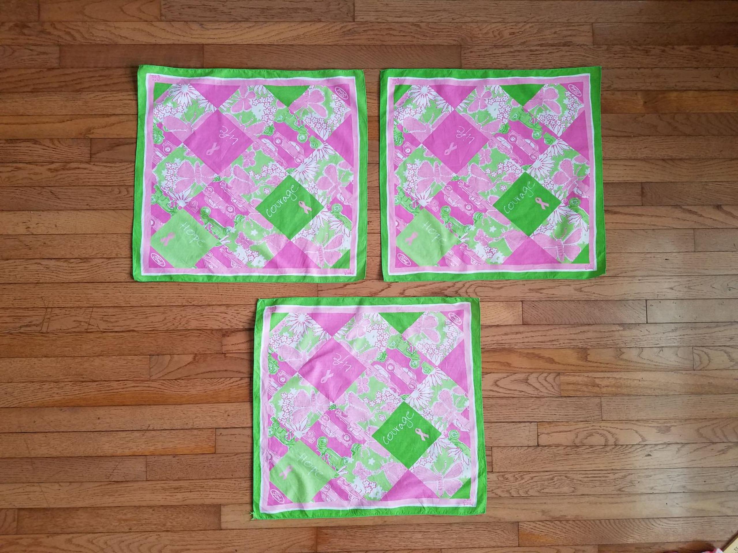 Three Lilly Pulitzer Bandanas