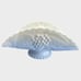 Vintage White Milk Glass Banana Stand Footed Fruit Bowl Dish