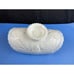 Vintage White Milk Glass Banana Stand Footed Fruit Bowl Dish