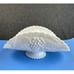 Vintage White Milk Glass Banana Stand Footed Fruit Bowl Dish
