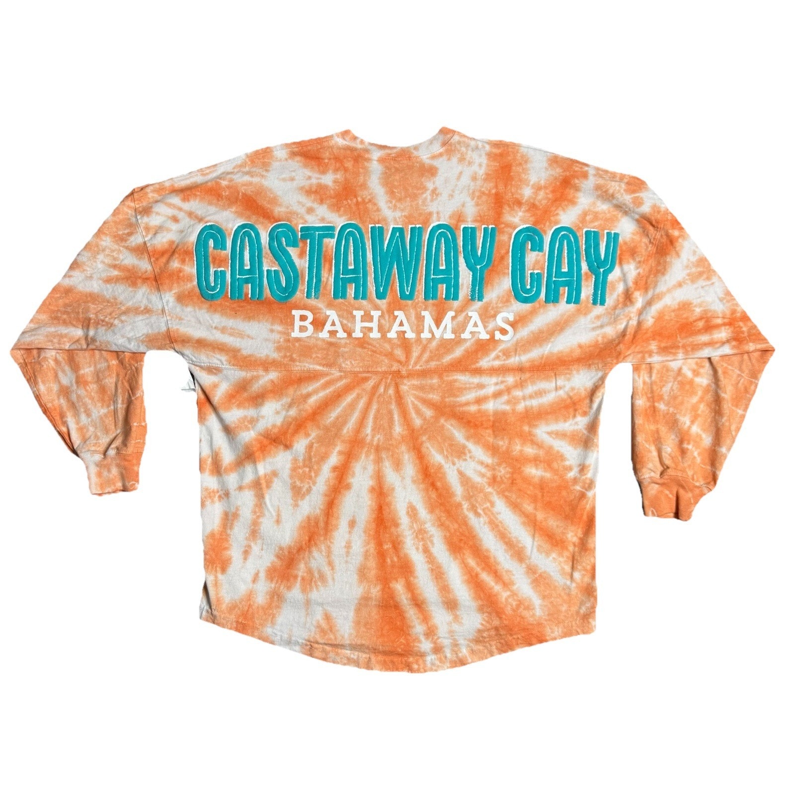Disney Cruise Line Castaway Cay Tie Dye Spirit Jersey SZ Small DCL Bahamas NWT