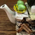 Vintage RARE Paul Cardew Design England Hikers Rest Teapot One Cup Woodsman