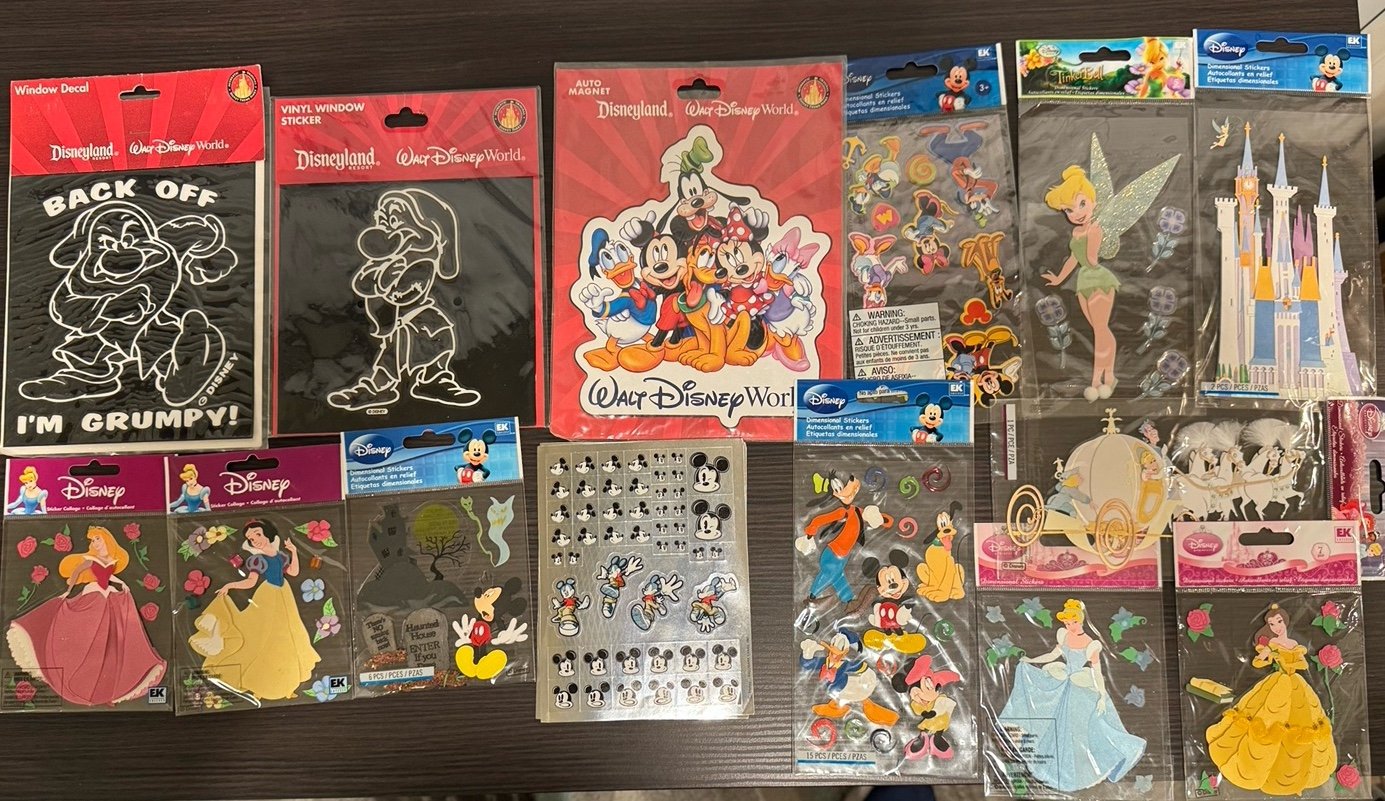 Disney Stickers! For scrapbooking and more!