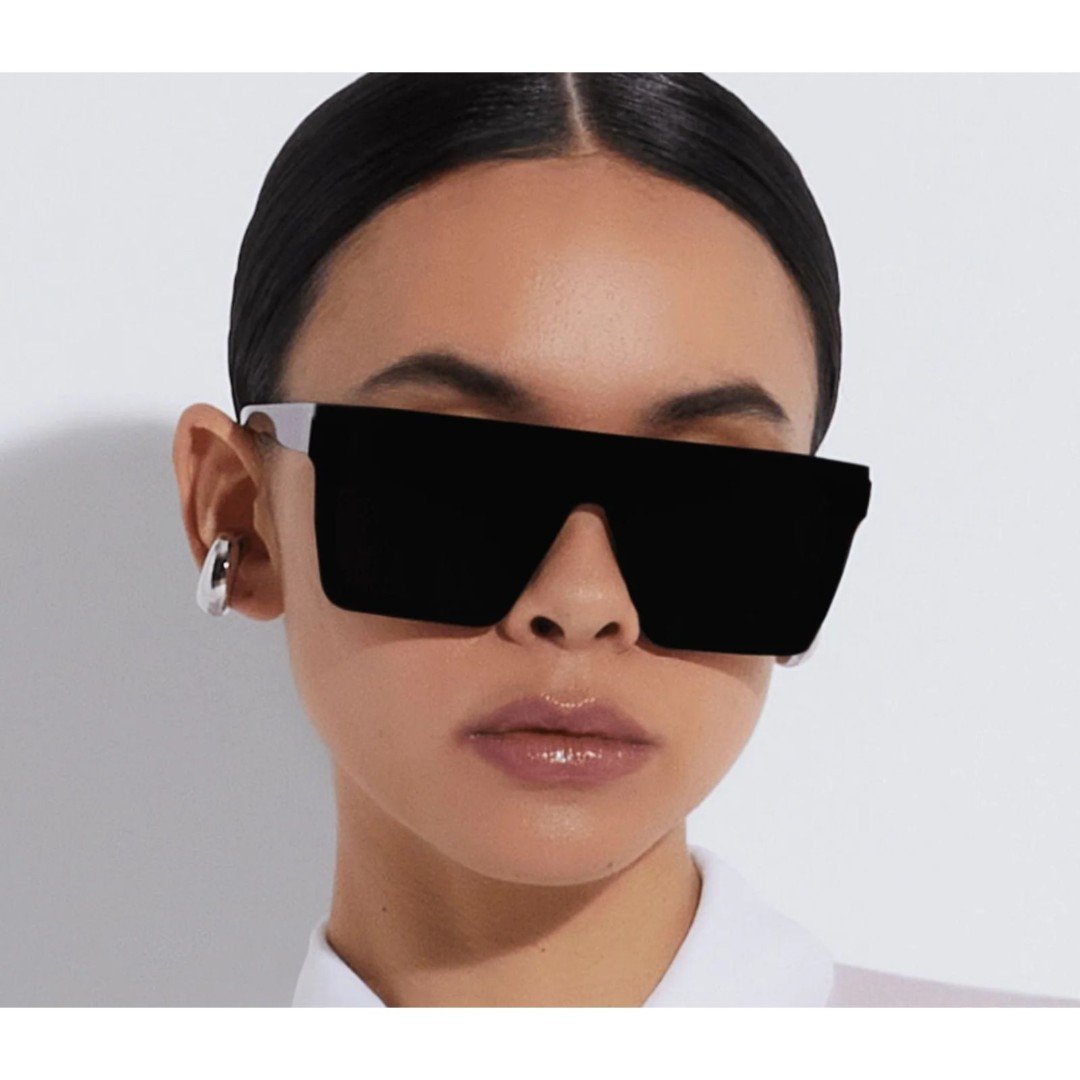 LAPOINTE LA-Sunglass Thick Frame Sunglasses Black
