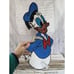 Vintage wooden Donald duck coat rack han