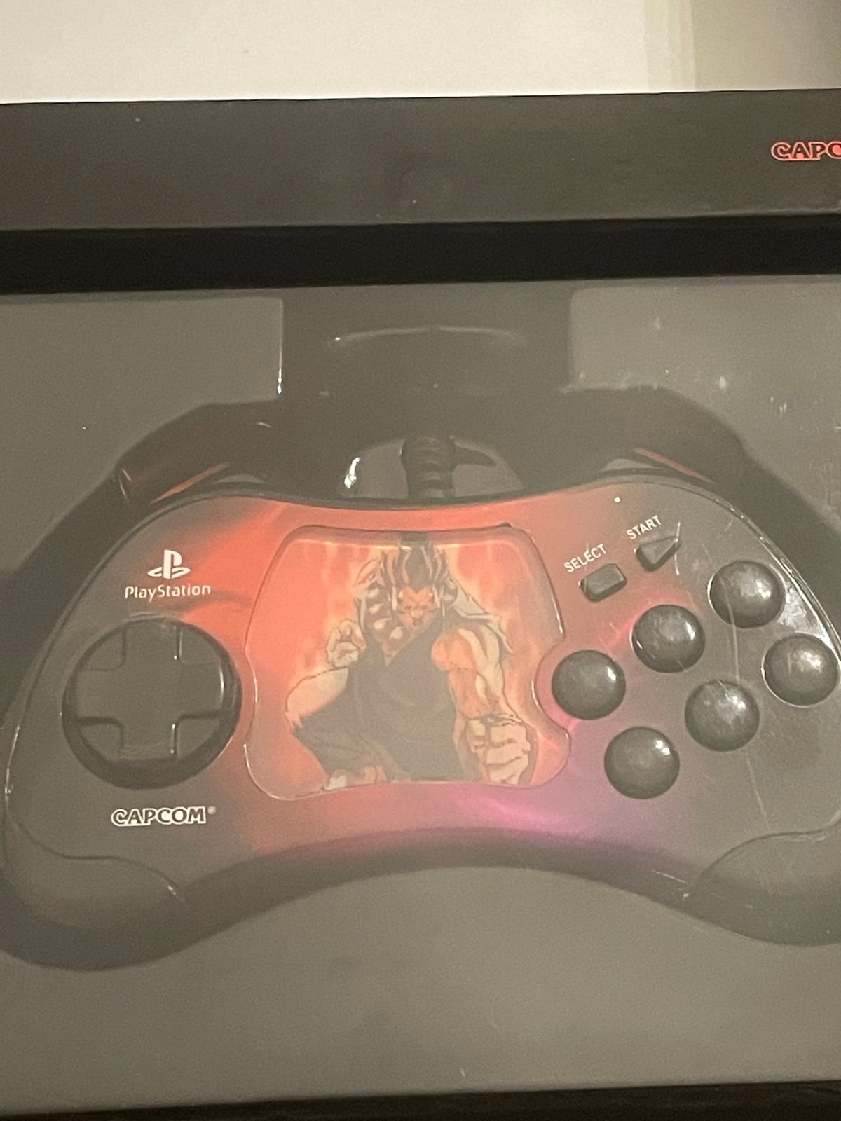 Akuma Street Fighter 15th Anniversary Controller [PS2] [PlayStation 2